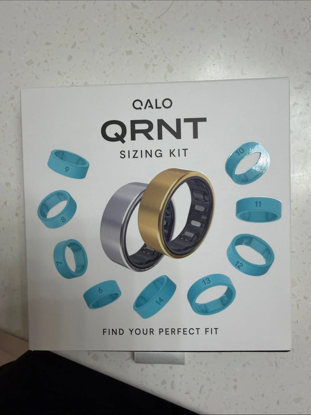 QALO QRNT Sizing Kit - Blue Ring Fit Guide
